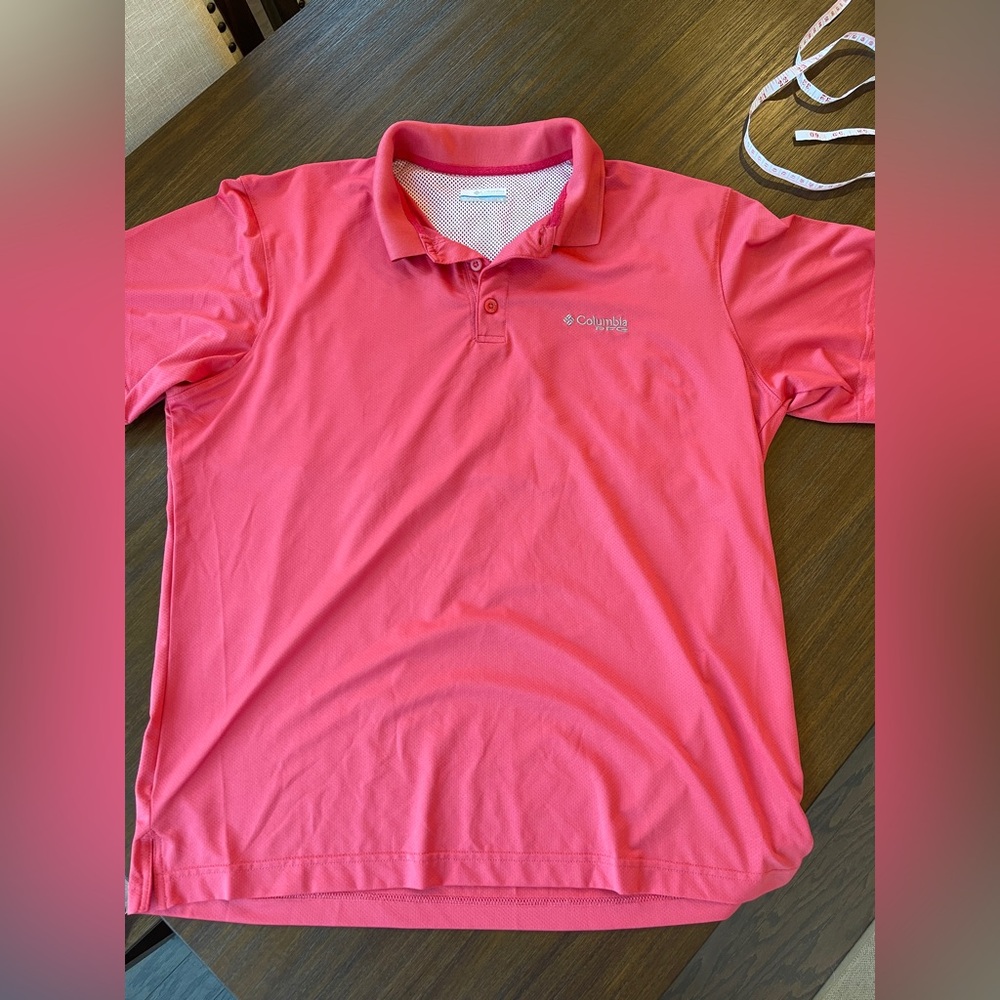 Columbia PFG Skiff Cast Salmon Polo Shirt